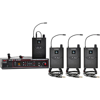 Galaxy Audio AS-950-4 Band Pack Wireless In-Ear Monitor System -