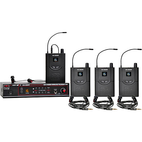 Galaxy Audio AS-950-4 Band Pack Wireless In-Ear Monitor System Condition 1 - Mint Band P2