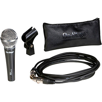 On-Stage Stands AS420V2 Dynamic Handheld Microphone with 20' XLR Cable