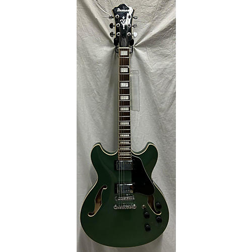 Ibanez AS73 Artcore Hollow Body Electric Guitar Olive Metallic