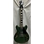 Used Ibanez AS73 Artcore Hollow Body Electric Guitar Olive Metallic