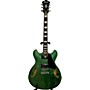 Used Ibanez AS73 Artcore Hollow Body Electric Guitar olive green