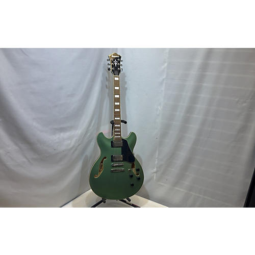 Ibanez AS73 Artcore Hollow Body Electric Guitar Green