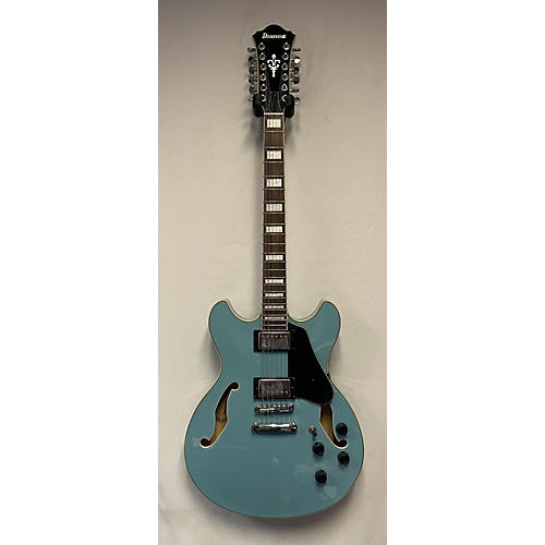 Ibanez AS7312 12 String Artcore Hollow Body Electric Guitar Blue