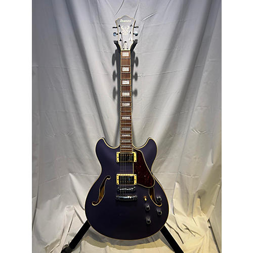 Ibanez AS73G Hollow Body Electric Guitar Metallic Purple Flat