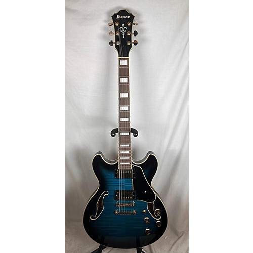Ibanez AS93 Artcore Hollow Body Electric Guitar Blue