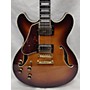 Used Ibanez AS93 Artcore Left Handed Hollow Body Electric Guitar 2 Color Sunburst