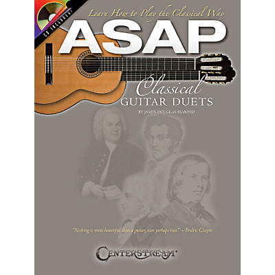 Hal Leonard ASAP Classical Guitar Duets Book/CD
