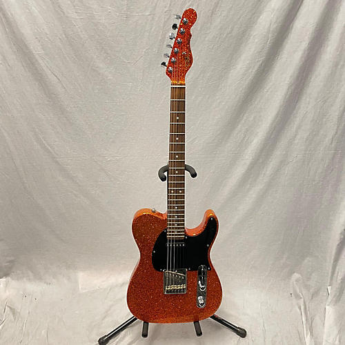 G&L ASAT Classic USA Special Order Solid Body Electric Guitar Metallic Orange Sparkle