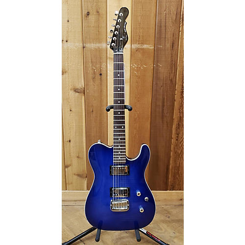 G&L ASAT Deluxe Solid Body Electric Guitar Blue Burst