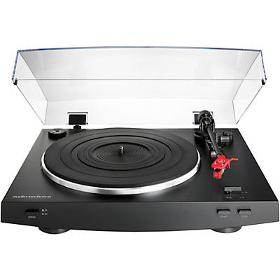 Audio-Technica AT-LP3BK Automatic Belt-Drive Stereo Record Player Turntable