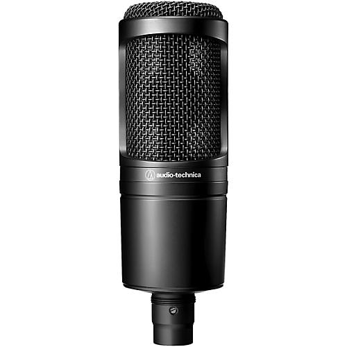  Audio-Technica AT2020 Cardioid Condenser Studio XLR Microphone,  Ideal for Project/Home Studio Applications,Black : Audio-Technica: Musical  Instruments