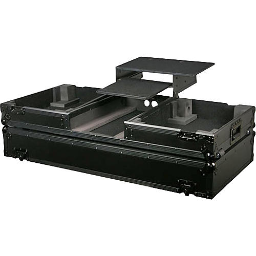 ATA Black Label Coffin for Two Turntables and Mixer