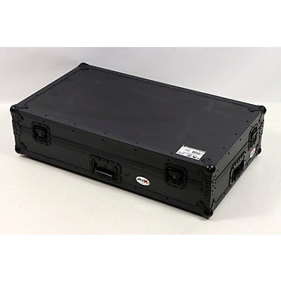 ProX Truss ATA Flight Style Road Case For Pioneer Opus Quad DJ Controller with 1U Rack Space and Wheels Black on Black