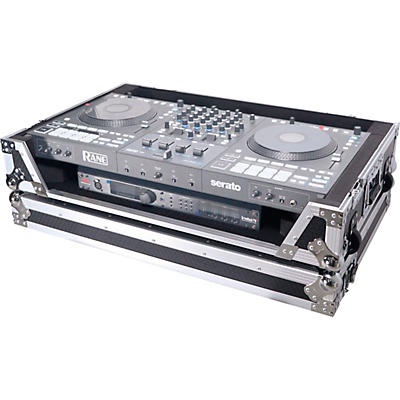 ProX ATA Flight Style Road Case For RANE Four DJ Controller with 1U Rack Space & Wheels