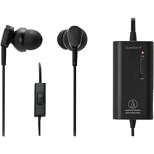 ATH-ANC33IS QuietPoint Active Noise-Cancelling In-Ear Headphones