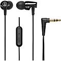 Audio-Technica ATH-CLR100IS SonicFuel In-ear Headphones with In-line Mic & Control BlackBlack