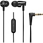 Audio-Technica ATH-CLR100IS SonicFuel In-ear Headphones with In-line Mic & Control Black