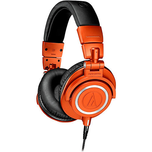 Audio-Technica ATH-M50XMO Closed-Back Studio Monitoring Headphones Limited Edition Metallic Orange