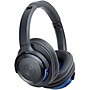 Audio-Technica ATH-WS660BTGBL Solid Bass Over-Ear Bluetooth Headphone in Blue/Gray