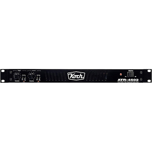 Koch ATR4502 90W Stereo Rack-Mounted Guitar Power Amp Black