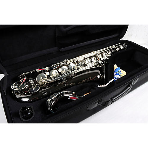 Allora ATS-450 Vienna Series Tenor Saxophone Condition 3 - Scratch and Dent Black Nickel Body, Silver Keys 197881020613
