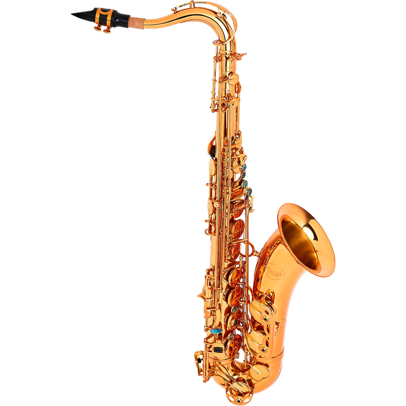 Allora ATS580 Chicago Series Tenor Saxophone Dark Gold Lacquer Dark Gold Lacquer Keys