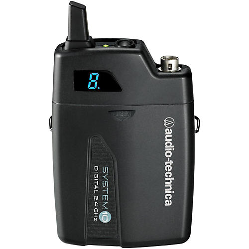 Audio-Technica ATW-T1001 System 10 Wireless Bodyback Transmitter Condition 1 - Mint Black
