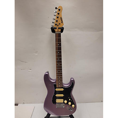Austin AU733 Solid Body Electric Guitar Trans Purple