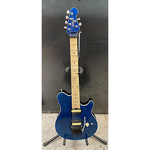 Sterling by Music Man AX40 Solid Body Electric Guitar Blue 