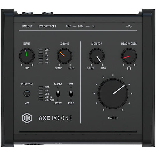 IK Multimedia AXE I/O ONE 1-Channel USB-C Audio Interface