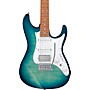 Ibanez AZ22S1F Standard Electric Guitar - Transparent Turquoise Burst