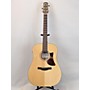 Used Ibanez Aad100e Acoustic Electric Guitar Natural