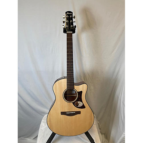 Ibanez Aam300ce Acoustic Electric Guitar Natural