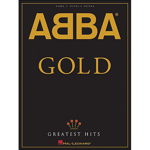 Hal Leonard Abba Gold Greatest Hits arranged for piano, vocal, and guitar (P/V/G)