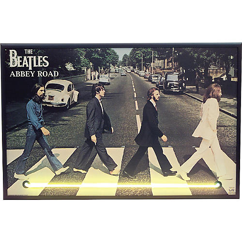 Abbey Road Neon Poster