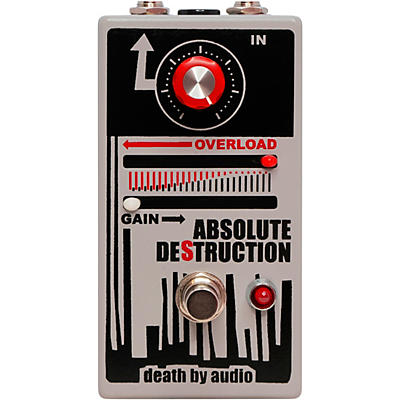 Death By Audio Absolute Destruction Overloading Power Amplifier Distortion Effects Pedal