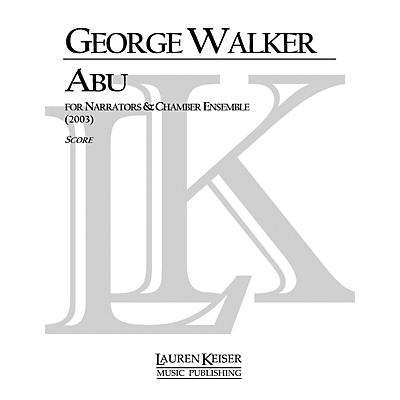 Lauren Keiser Music Publishing Abu LKM Music Series by George Walker