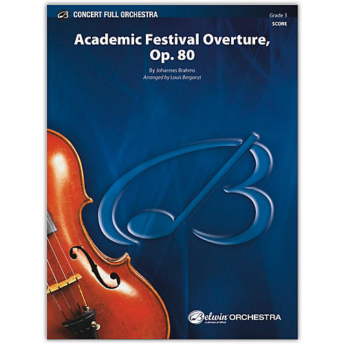 BELWIN Academic Festival Overture, Op. 80 Conductor Score 3