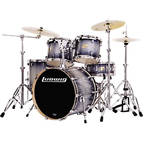 Ludwig Accent CS Custom Elite Fusion 5-Piece Glitter Drum Set ...