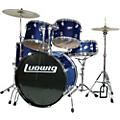 Ludwig Accent Combo 5-piece Drum Set Condition 1 - Mint WineCondition 1 - Mint Blue