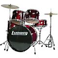 Ludwig Accent Combo 5-piece Drum Set Condition 1 - Mint WineCondition 1 - Mint Wine