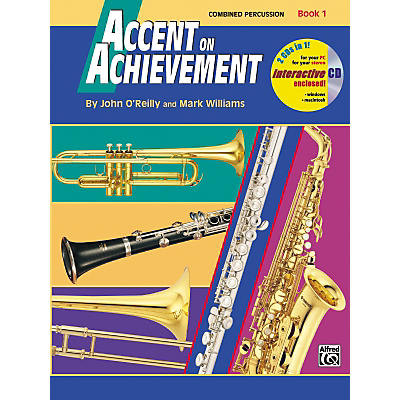 Alfred Accent on Achievement, Book 1 - Combined Percussion S.D. B.D. Access. & Mallet Percussion