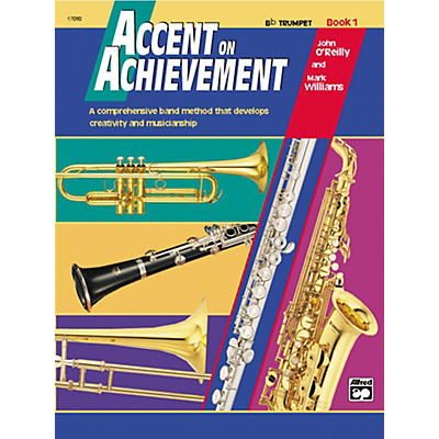 Alfred Accent on Achievement Book 1 B-flat Trumpet Book & Online Audio/Software