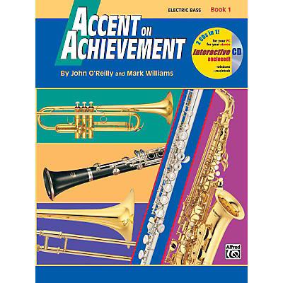 Alfred Accent on Achievement Book 1 Electric Bass Book & CD