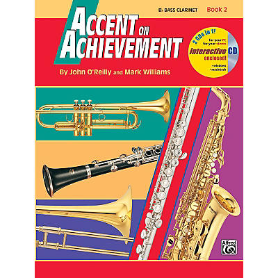 Alfred Accent on Achievement Book 2 B-Flat Bass Clarinet Book & CD