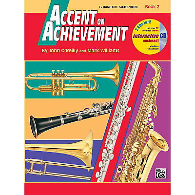 Alfred Accent on Achievement Book 2 E-Flat Baritone Saxophone Book & CD