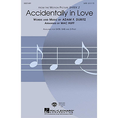 Hal Leonard Accidentally in Love ShowTrax CD Arranged by Mac Huff