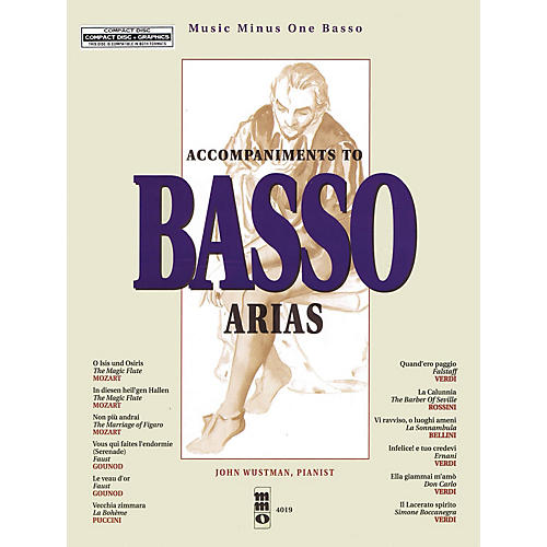 Accompaniments to Basso Arias Music Minus One Series Softcover with CD  by Various