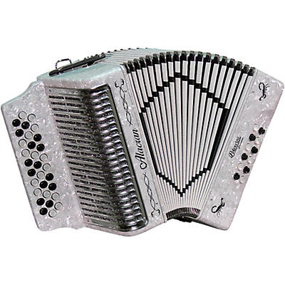 Alacran Accordion with case and straps White Fa/FBE